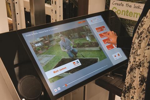 B&Q is experimenting with in-store technology to engage customers